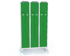 Kleiderschränke mit doppelwandige Tür in Z ALDUR 1 mit Füße 1920 x 1050 x 500